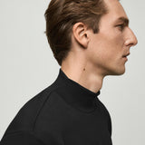 Mango t-shirt luton in black