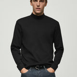 Mango t-shirt luton in black