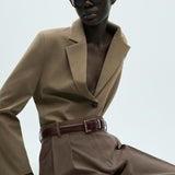 Mango trousers kelly in brown