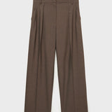 Mango trousers kelly in brown