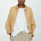 Mango trousers fluido in beige