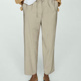 Mango trousers fluido in beige