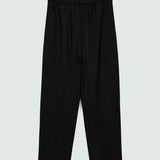 Mango trousers fluido in black