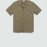 Mango shirt luce in mole