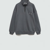 Mango sweatshirt skate in anthracite