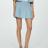 Mango skirt lester in light denim