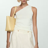 Mango shorts boton in off white