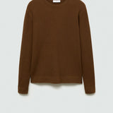 Mango sweater antigua in coffee