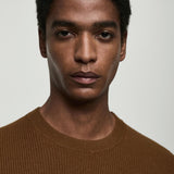 Mango sweater antigua in coffee