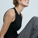 Mango top igu in black