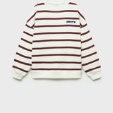 Mango sweatshirt amore in off white