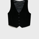 Mango vest xenphi in black