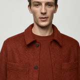 Mango jacket paolo in terracotta
