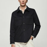 Mango jacket paolo in navy