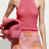 Mango top morona in fuchsia