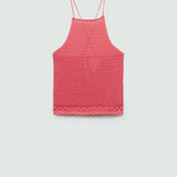 Mango top morona in fuchsia