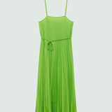 Mango dress fortuny in green