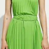 Mango dress fortuny in green