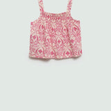 Mango blouse creta in fuchsia