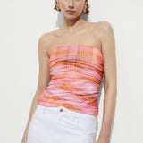 Mango top mimi in orange