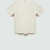 Mango t-shirt anouk in off white