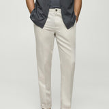 Mango trousers mattia in ice