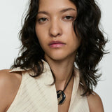 Mango blouse galy in raw-unbleached