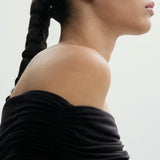 Mango t-shirt brigitte in black