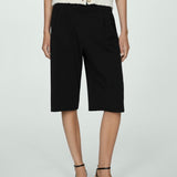 Mango bermudas bavaya in black