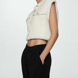 Mango bermudas bavaya in black