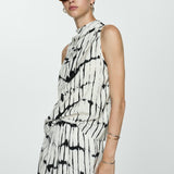 Mango blouse alexia in off white
