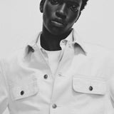 Mango jacket marfa in raw-unbleached