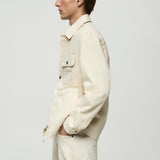 Mango jacket marfa in raw-unbleached