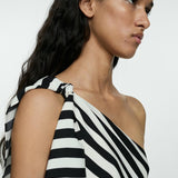 Mango dress lazaro in white