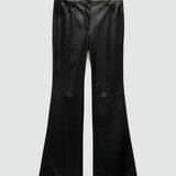 Mango trousers connie in black