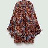 Mango dress sonja in brown
