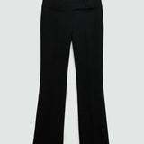 Mango trousers checky in black