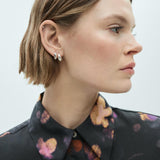 Mango shirt bosco in purple brown