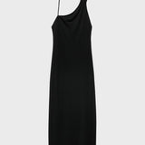 Mango dress xwrap in black