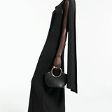 Mango dress xwrap in black