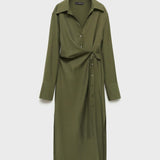 Mango dress jolie in green