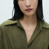 Mango dress jolie in green