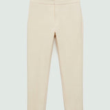 Mango trousers malu in raw-unbleached