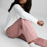 Mango jeans straight in pink