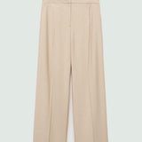 Mango trousers clavel in beige