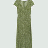Mango dress mar in green