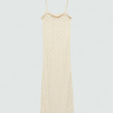 Mango dress lalaland in raw-unbleached
