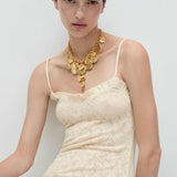 Mango dress lalaland in raw-unbleached