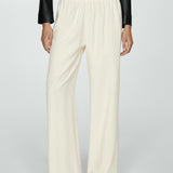 Mango trousers oyster in raw-unbleached