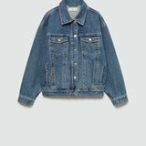 Mango jacket ashley in medium denim